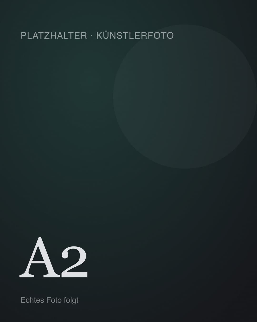 Platzhalter-Foto von Artist Zwei