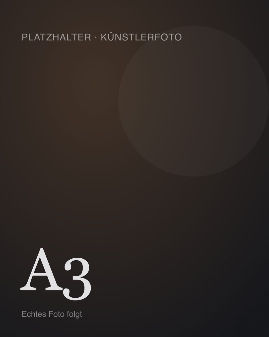 Platzhalter-Foto von Artist Drei
